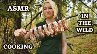 ASMR Outdoor Cooking and Eating Compilation | Girl in the Forest | 1 HOUR Relaxing Cooking