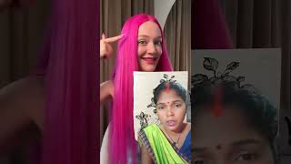 folding ke dibbe se hair style hack 😀👍😌😌 #funny #facemakeup #facemakeup #makeuptutorial #makeup