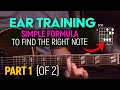 Ear training - A simple formula for finding the right notes and playing by ear. Guitar Lesson EP570