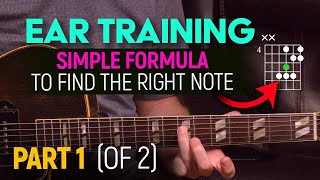 Ear training (Part 1 of 2)  A simple formula for finding the right notes and playing by ear. EP570