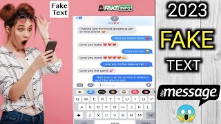 HOW TO MAKE FAKE TEXT MESSAGE 😱 || FAKE MESSAGE GIRL LIVE PROOF screenshot 4