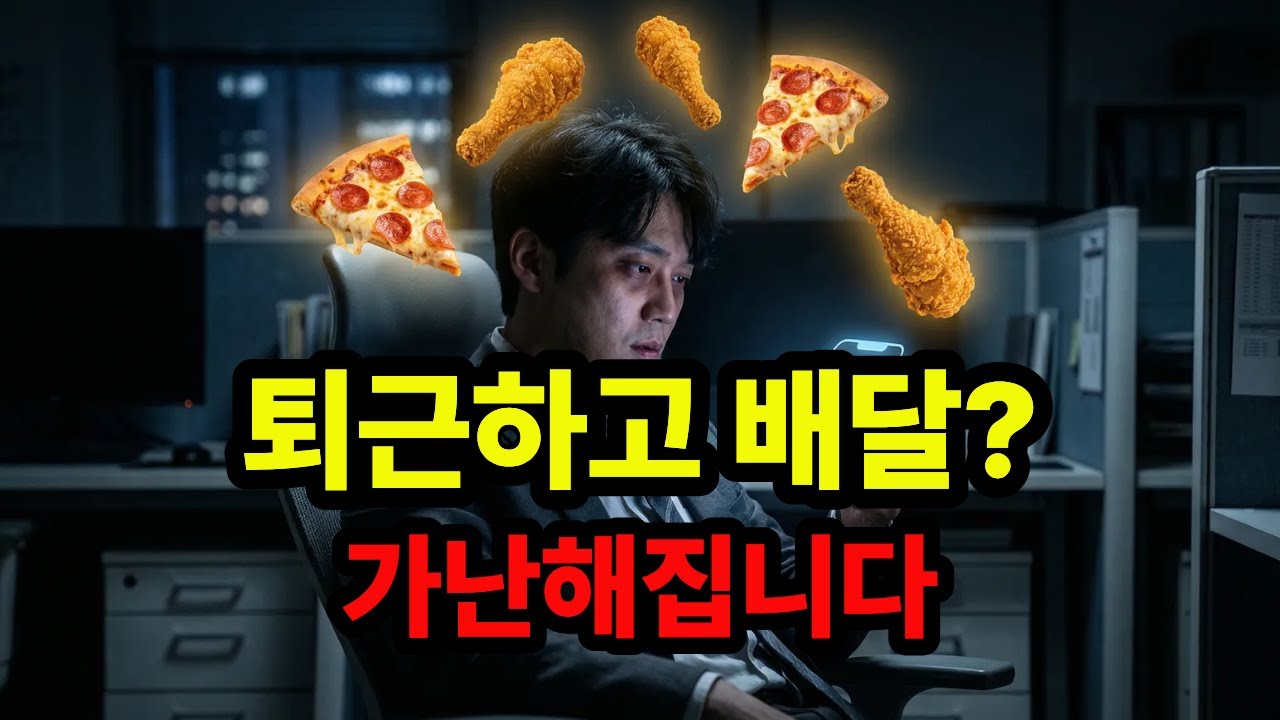 퇴근 후 배달앱 누르는 이유, 사실은 ‘경제학적으로’ 설계된 함정입니다. #배달앱 #배달 #배달의민족 #배달왔수다 #배달음식 #자아고갈  #경제적자유 #소비심리 #퇴근후루틴