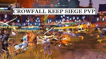 Crowfall Beta PVP - The Siege of Daniel Blazich Keep