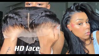 HD  LACE UNDETECTABLE frontal wig install\/FT ISHOWBEAUTY