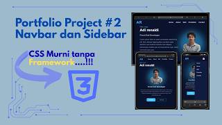 Portfolio Project #2 - Navbar dan Sidebar