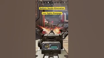 Double Elimination with Iron Sights Rampage | Ballistic #apex #apexlegends #apexlegendsclips #fps