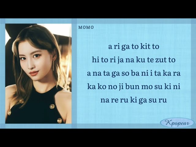 Momo, Sana, u0026 Mina (TWICE) - BOUQUET (Easy Lyrics) class=