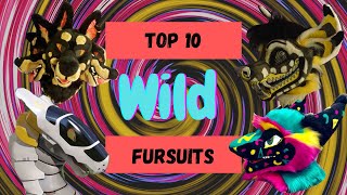 Top 10 Wild Fursuits | ten craziest and wildest fursuits | super unique fursuits | 10 cool Fursuits