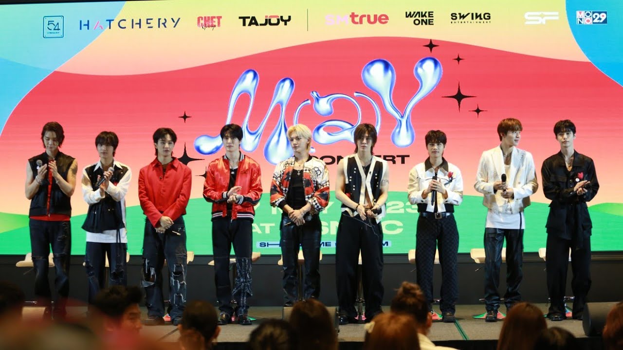 9 หนุ่ม Nct127 ร่วมงานแถลงข่าว May Concert แบบเป็นกันเอง