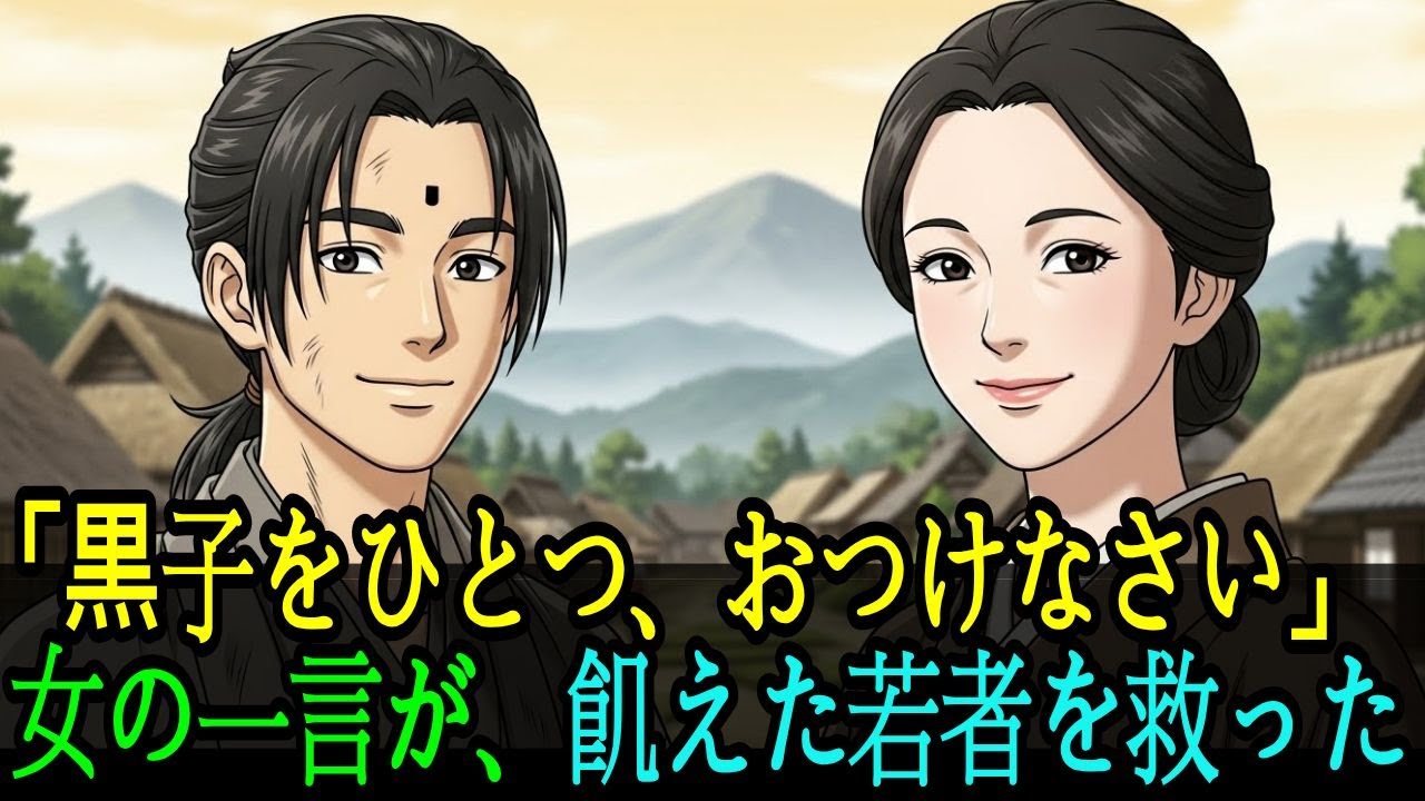 「黒子をひとつ、おつけなさい」女の一言が、飢えた若者を救った 心語物語｜心に響く感動と人情の昔話