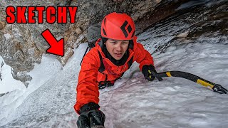 Solo Winter Climbing in Sketchy Conditions