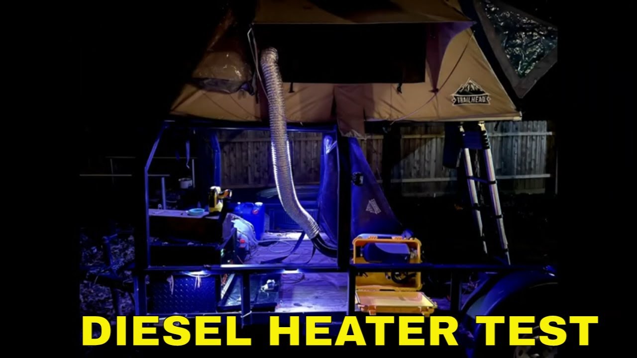 Diesel Heater ..This was a surprise !!!!!!!!!!!!!!! 3 Day Night  Review 