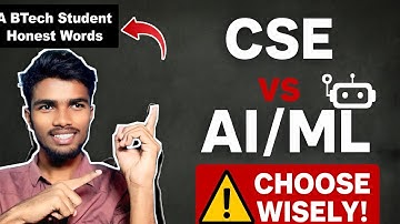 Don’t Regret Later! CSE or AI/ML – Which is Best for Future?|| Telugu