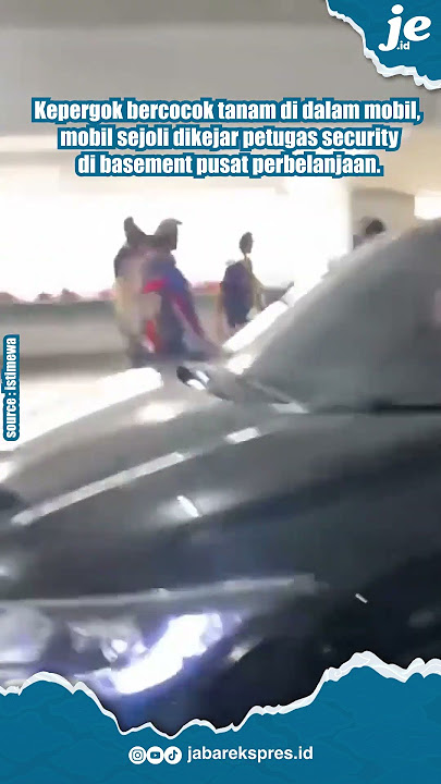 Kepergok Bercocok Tanam di Mobil, Sejoli Dikejar Petugas Sekuriti!