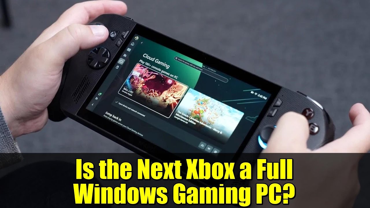 Is the Next Xbox a Full Windows Gaming PC? | Xbox Console Revolution