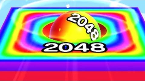 BALL RUN 2048  - All  Levels Gameplay IOS  (Part 85).