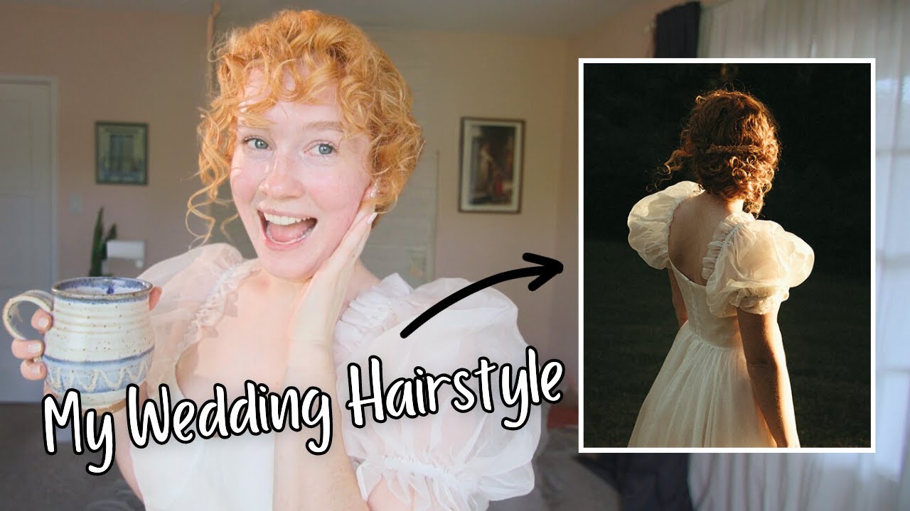 I did my own wedding hair! (Curly wedding hairstyle) YouTube