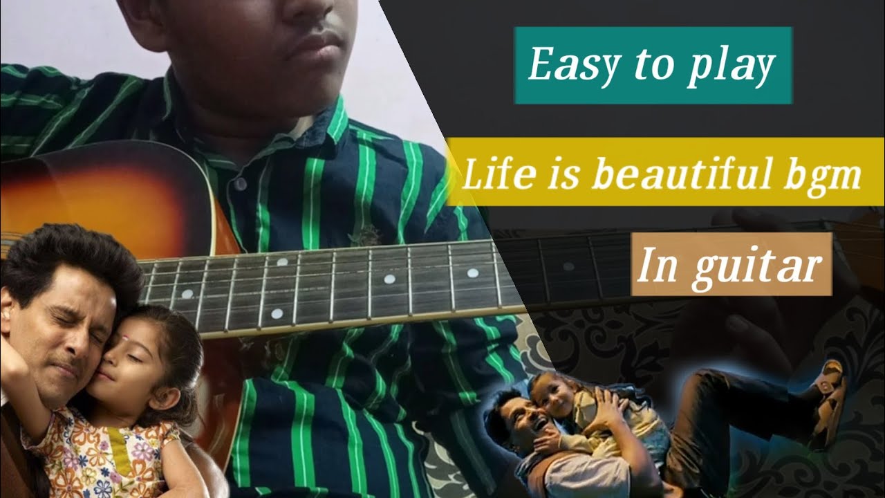 Life is beautiful bgm in guitar covers / Deiva thirumagal / Rd Vignesh