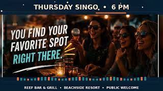 Reef Bar and Grill Singo Thursdays!