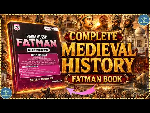 👉 Complete Medieval History in One Shot 🔥 | Parmar SSC FATMAN Book | SSC CGL/CHSL 2026 Preparation