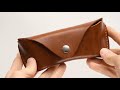 Handmade Leather Sunglasses Case Without Lining