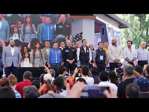 Primer evento de Santiago Taboada, precandidato de la Alianza por la Ciudad de México