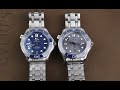 Omega Seamaster Diver 300M Gray Dial VS Blue Dial Comparison