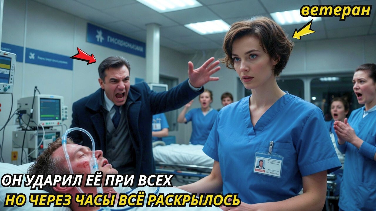 Он ударил медсестру в больнице — но через 24 часа узнал, кто она на самом деле
