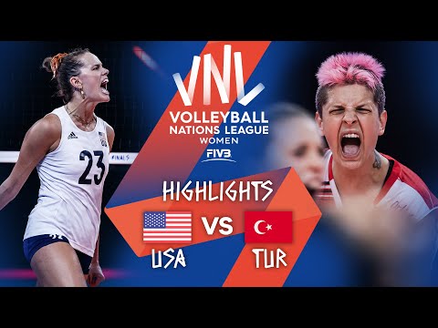 USA vs. TUR - Highlights Semi-Final 2 | Women's VNL 2021