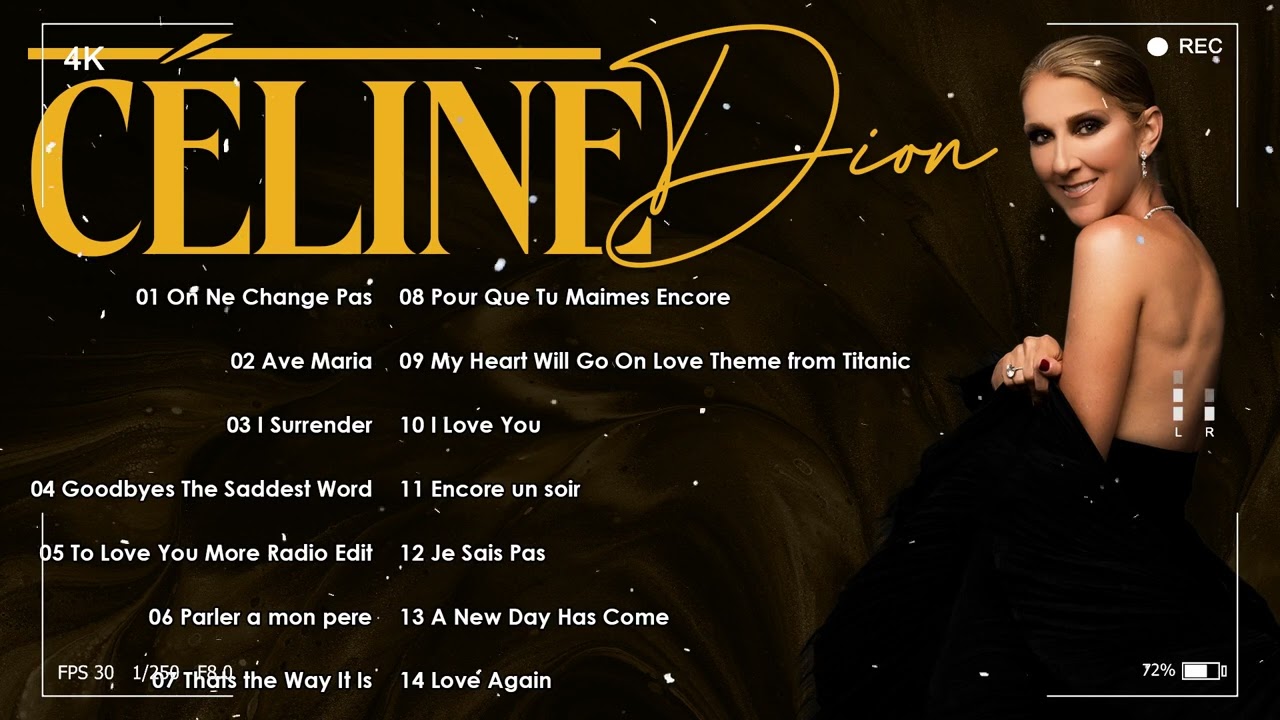 Céline Dion Greatest Hits – Songs That Made Her a Legend - YouTube
