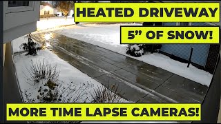 Unexpected Storm Drops 5" of Snow - Lets Make a Heated Driveway Time Lapse & Melt It Away! - 2-27-23