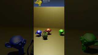Grenade VS Monkey Shorts  Explosion simulation in Blender3D