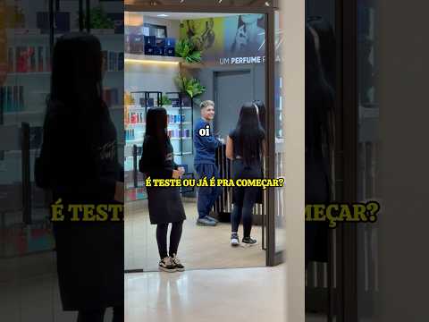 PRIMEIRO DIA DE EMPREGO NA LOJA DE PERFUMES 🤣🤣