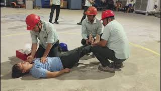 Electrical shock mock Drill 