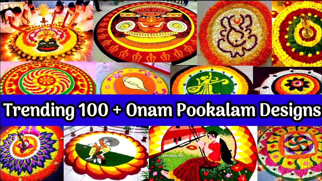 Trending 100 + Onam Pookalam Designs 2022|Athapookalam designs ...