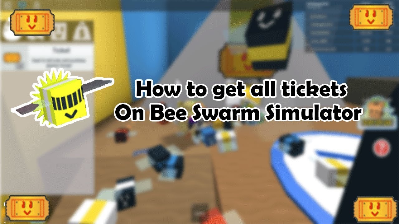 All tickets on bee swarm simulator updated - YouTube