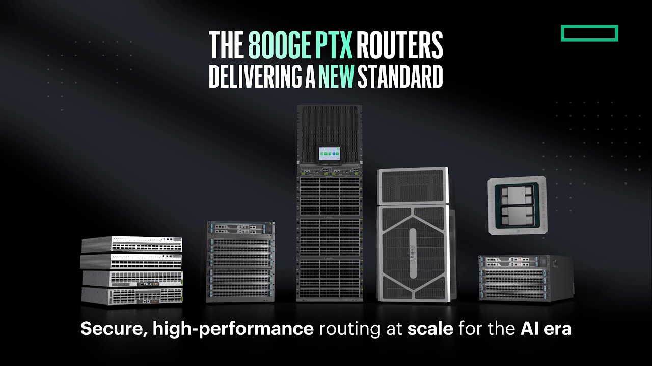 Meet networking for AI demands with ultra-dense 800GE PTX routers