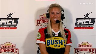 Kaylee Hunter, Your New Favorite Cornhole Player