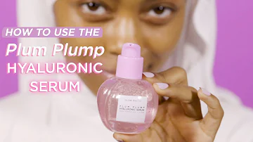 How to Use the New Hydrating Plum Plump Hyaluronic Serum | Glow Recipe