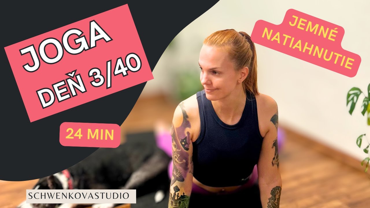 20 min Jemná Joga na Natiahnutie Celého Tela | FIT RESET – Deň 3/40