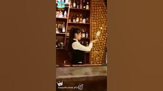 Amazing  action of  beautiful bartender/Amazihg bartender  Skill / Lihat aksi Bartender  Cantik ini