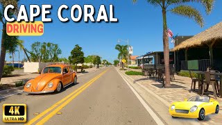 Cape Coral Florida Driving Through