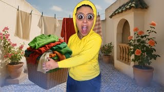 فاش كاتصيفطك ماماك تنشري الحوايج فالسطح