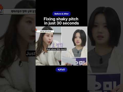 Fixing shaky pitch in just 30 seconds.