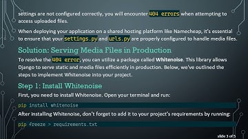 Solving the 404 Error When Uploading Media Files in Django on a Shared Server