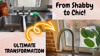 TOHLAR PULL DOWN SPRAYER KITCHEN FAUCET TRANSFORMATION - KITCHEN RENO by Mama Cassidy Reviews 54 views 4 weeks ago 1 minute, 8 seconds