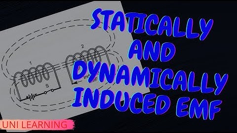 STATICALLY AND DYNAMICALLY INDUCED E.M.F.