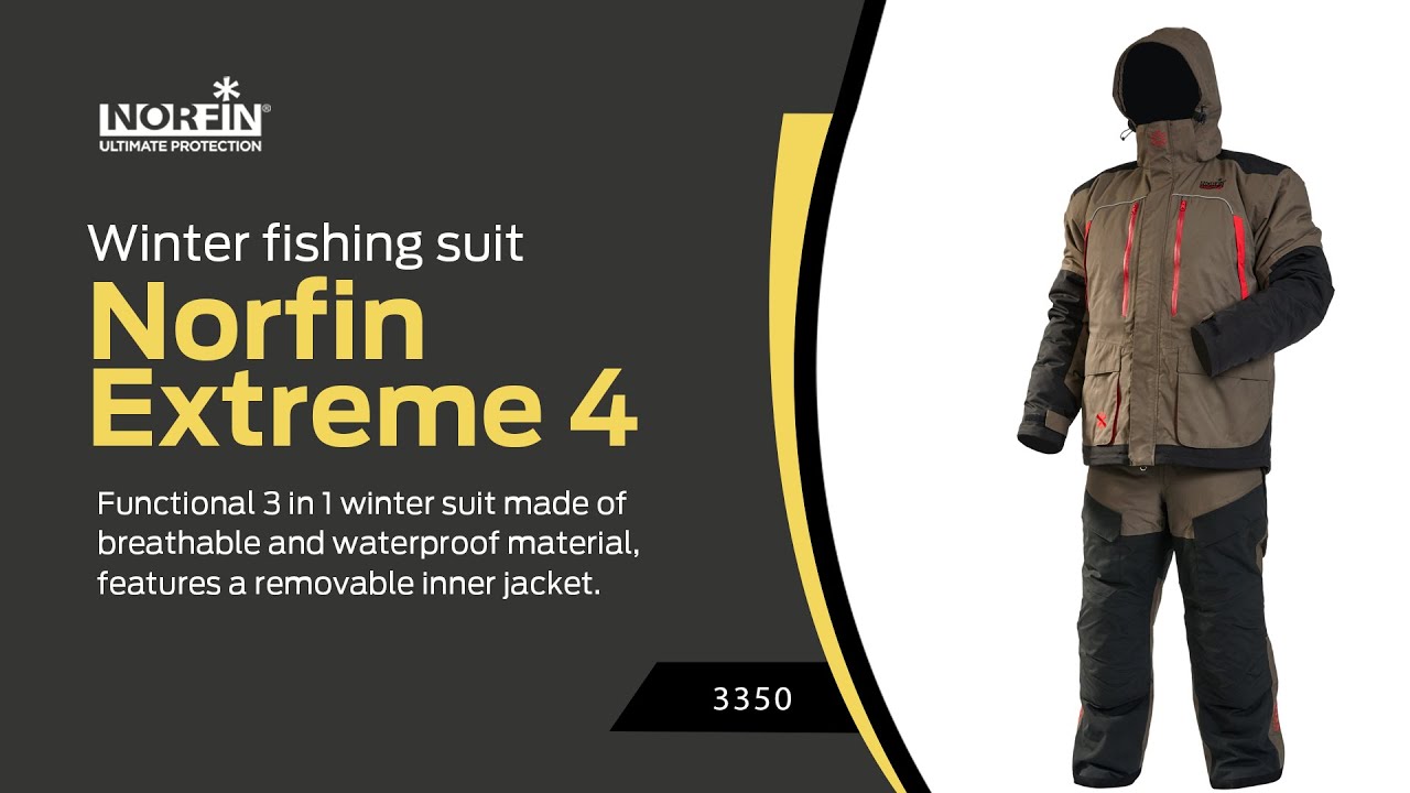 Winter fishing suit Norfin Extreme 4 (ENG) 