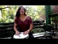 Toca percussion in central park with crystal vargas