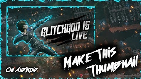 PUBG Thumbnail On Android | Live Gameplay Thumbnail | Tutorial | Pixellab + PS Touch